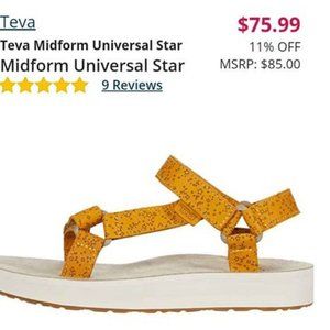 Teva Sandals Midform Universal Star woman
